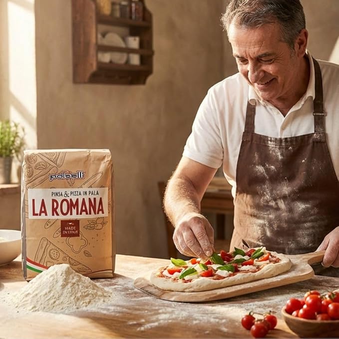 Harina para Pizza Romana Polselli La Romana, 11 lb, Tipo 0 miniatura 5