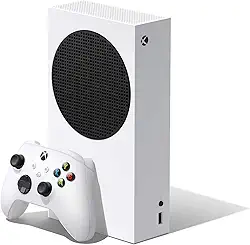 Microsoft Xbox Series S 512 GB All-Digital Console de jogos + 1 controle sem fio Xbox, branco - resolução de 1440p, até 120 FPS, 802.11ac 2x2 WiFi - WEPGPY HDMI Cabo