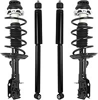 Vista 126 de Detroit Axle - Amortiguadores de muelles helicoidales RWD para Dodge Charger 2012-2020, 2012-2019 Challenger 2 Amortiguadores delanteros completos