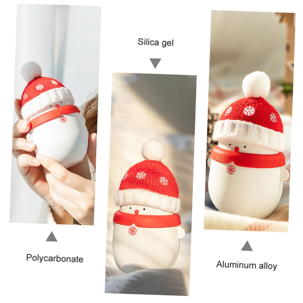 BESPORTBLE 1pezzi Scaldamani Power Bank USB Tascabile Scaldamani di Natale Multifunzione Ricaricabile Portatile per Riscaldare le Mani in Inverno