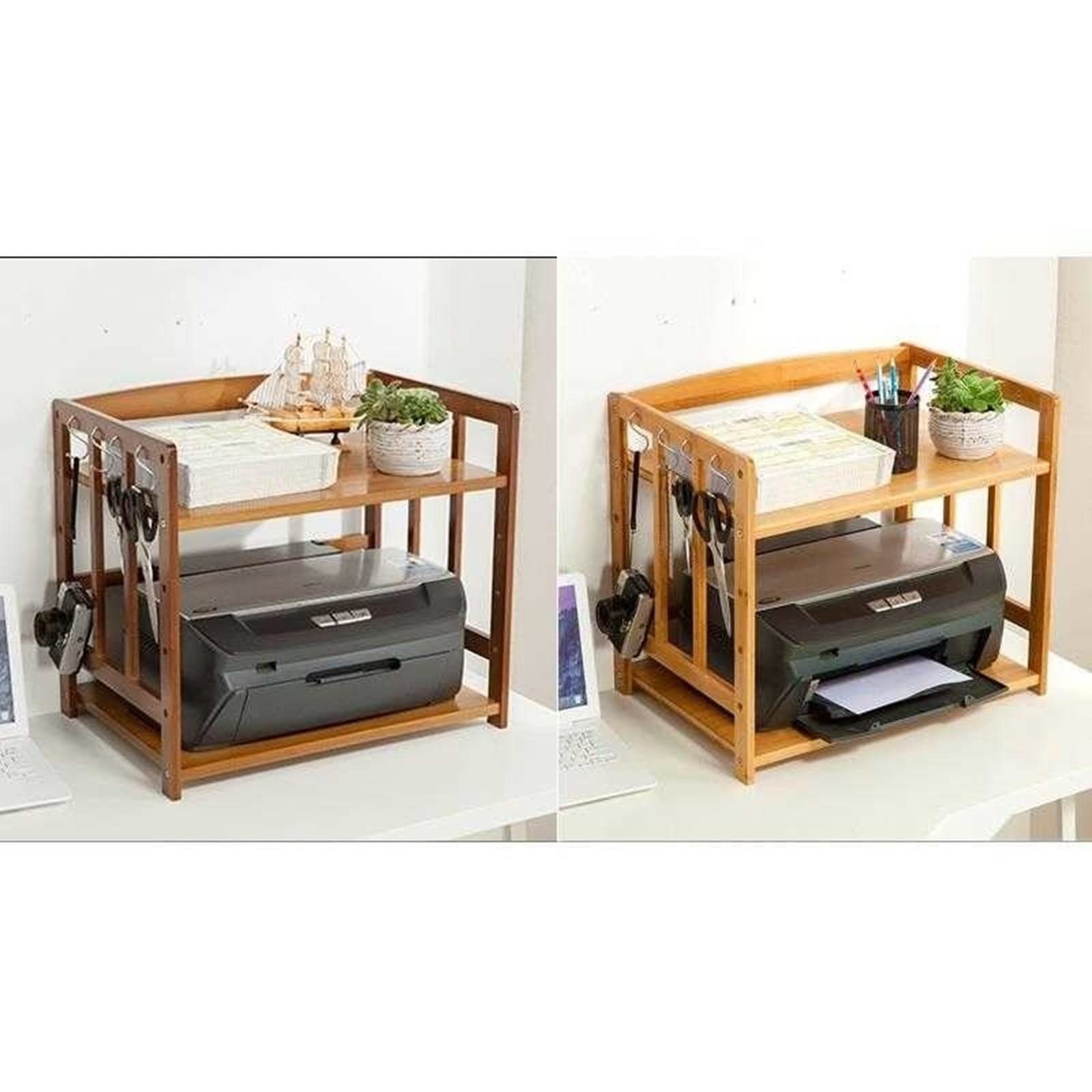 SISWIM Druckerständer Holzdruckerregal for Büroanmeldungsschränke Einreichung von Büromöbel Dateischrank Druckerhalter (Color : Model U)
