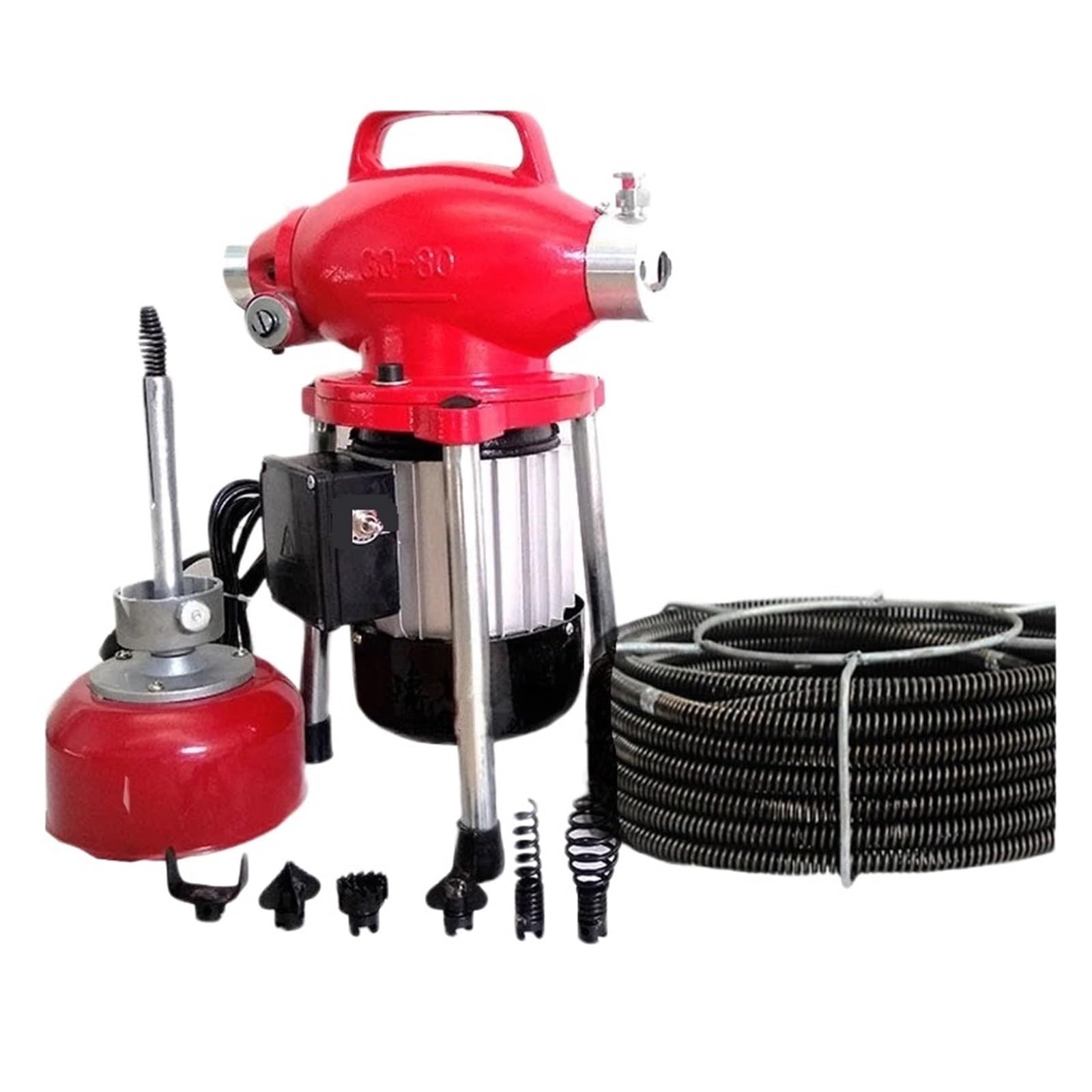 Smtyxs One Color Automatic Dredge Machine Electric Pipe Dredging Sewer Tools Professional Clear Toilet Blockage Drain Cleaning Powerful Clearing Capability
