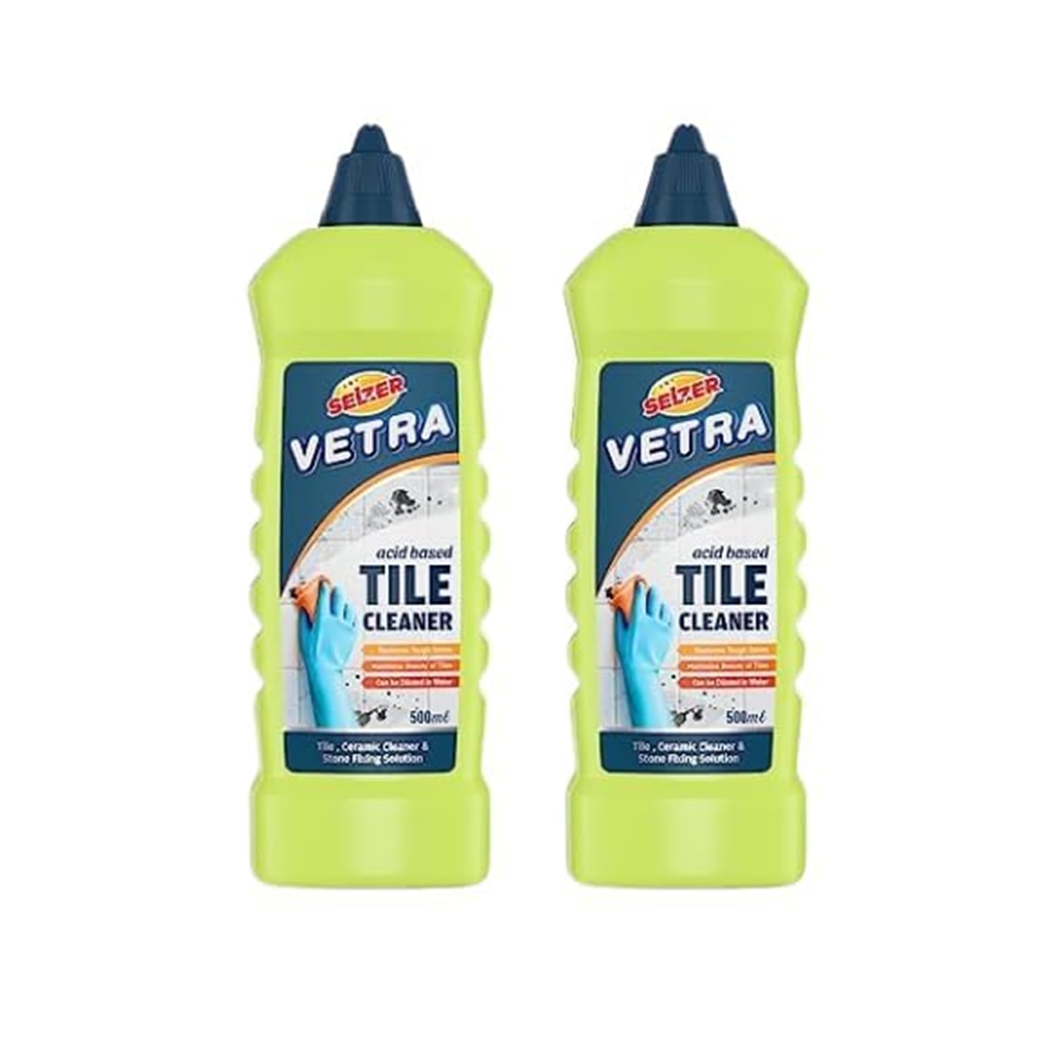Selzer Vetra Tile Cleaner, Remove Tough Stains and Maintain Beauty of Tiles - 500ml (Pack of 2) (B0CHPG5J8J) Amazon Price History, Amazon Price Tracker