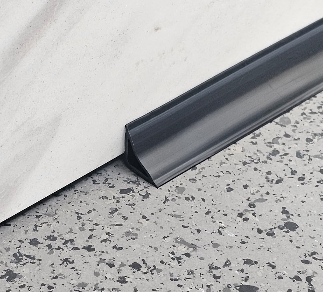 Flexible, Peel and Stick Wall Molding Trim Caulk Strip Self Adhesive Corner Trim Moulding for Ceiling, Backsplash, Tile Edge, Countertops, Baseboard,