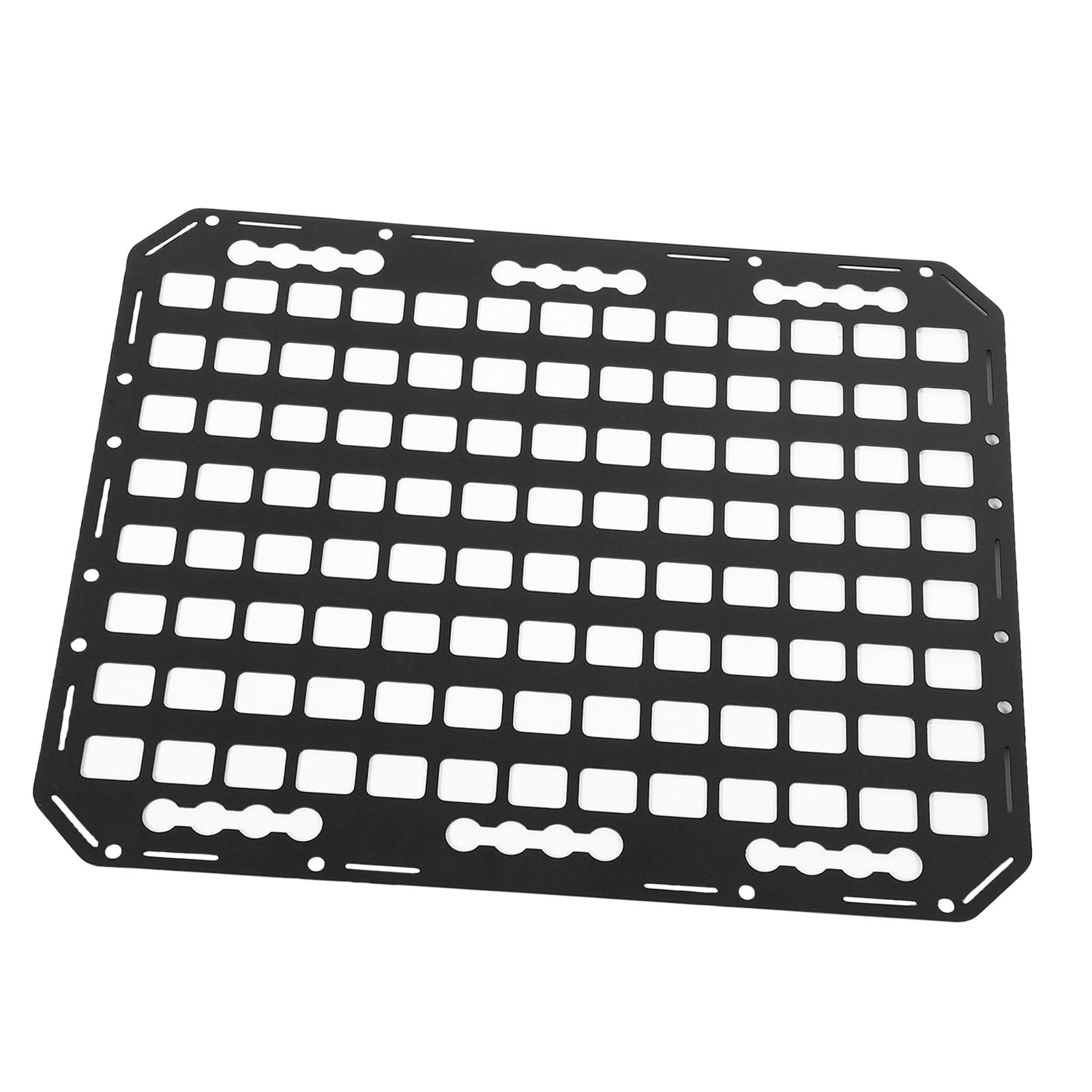 Ausla Panel Molle do Pojazdu, Aluminiowy Stojak do Przechowywania Zapewniający łatwy Dostęp, Wszechstronna Konstrukcja Samochodów Ciężarowych i SUV-ów, 21,26 X 17,01 Cala