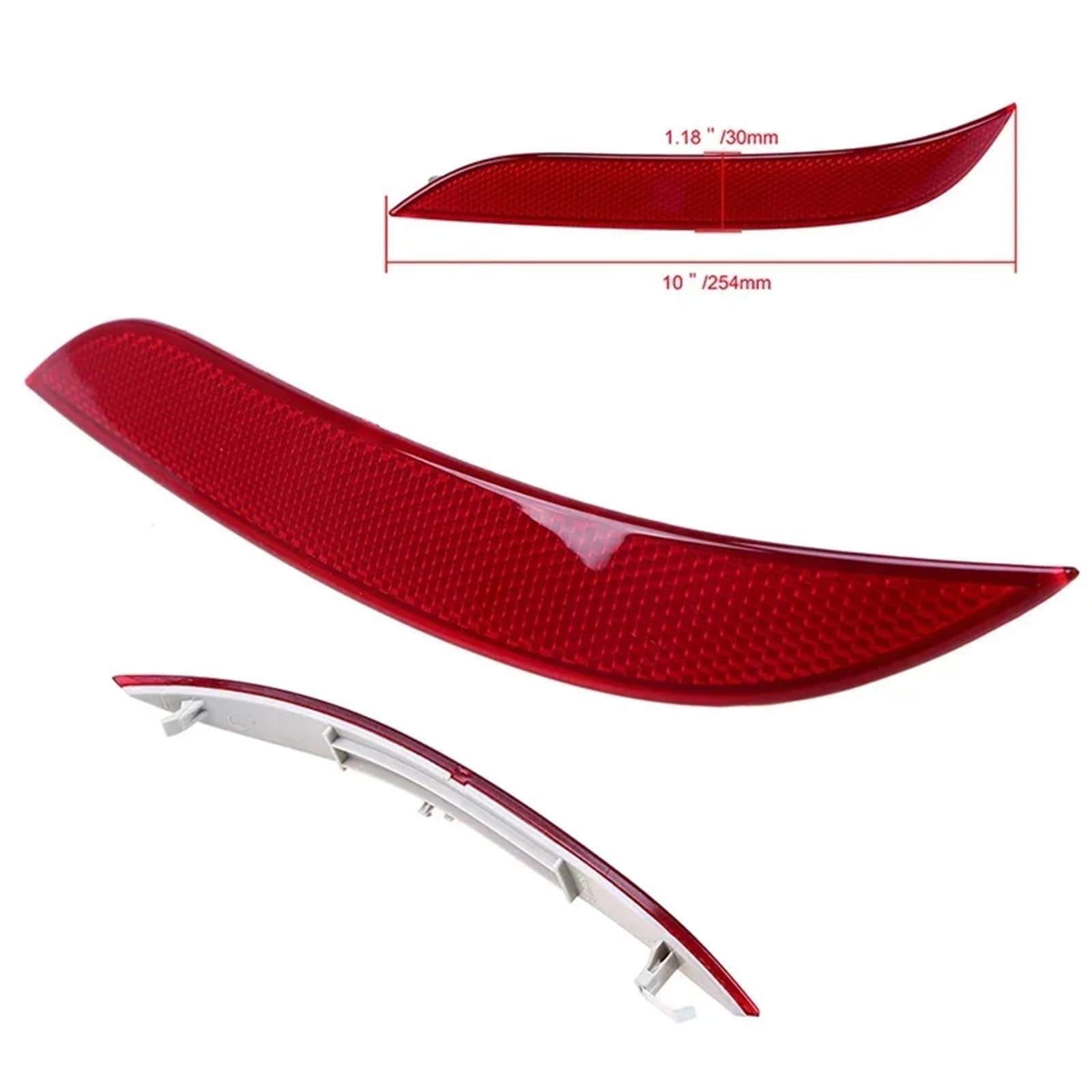 Reflector Trasero Compatible Con Para E60 2003 2004 2005 2006 2007 Reflector Parachoques Trasero Lámpara Freno Kit Luz Advertencia Señal Giro Accesorios