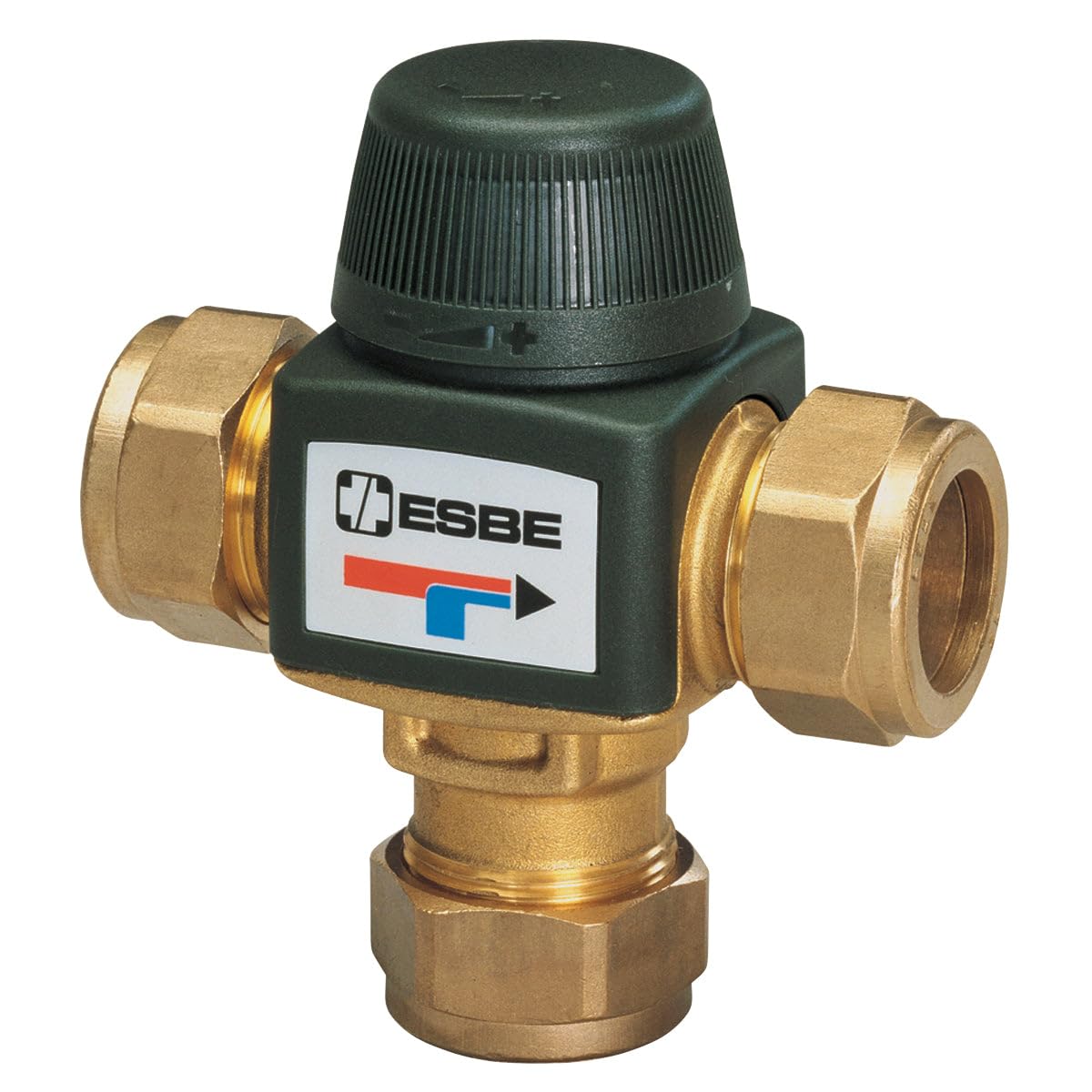 ESBE VTA313 22mm Thermostatic Mixing Valve 30-70°C Compression Fitting 31050500