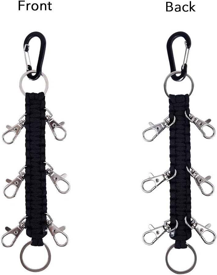 DEEKA Paracord Handmade Cheer Bows Holder for Cheerleading Teen Girls High School College Sports image 5