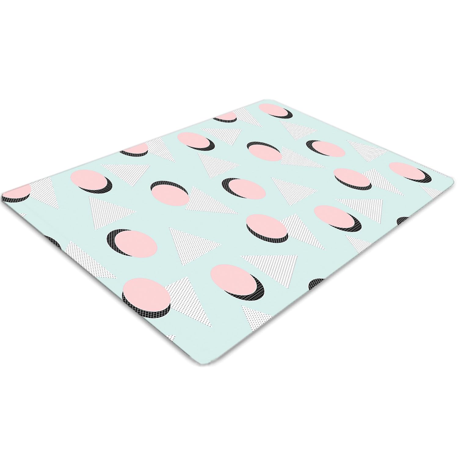 Tapis pour protection sol PVC imperméable 140x100 rectangulaire protège-sol bureau