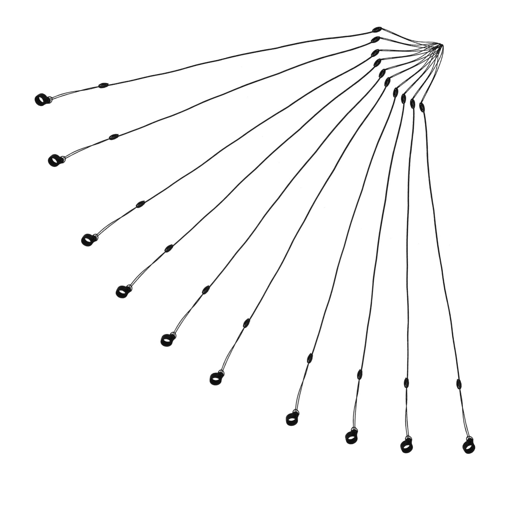 SEWACC Signature Pen Security Cords 10pcs Stretchable Pen Ropes for Preventing Loss