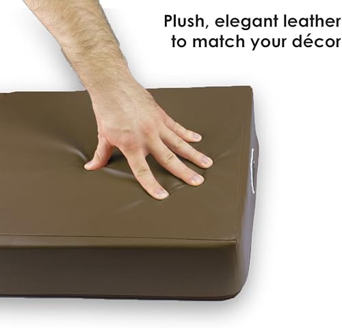 Miniatura 7 de Escaleras plegables de cuero para mascotas Smooth Steps (marrón)