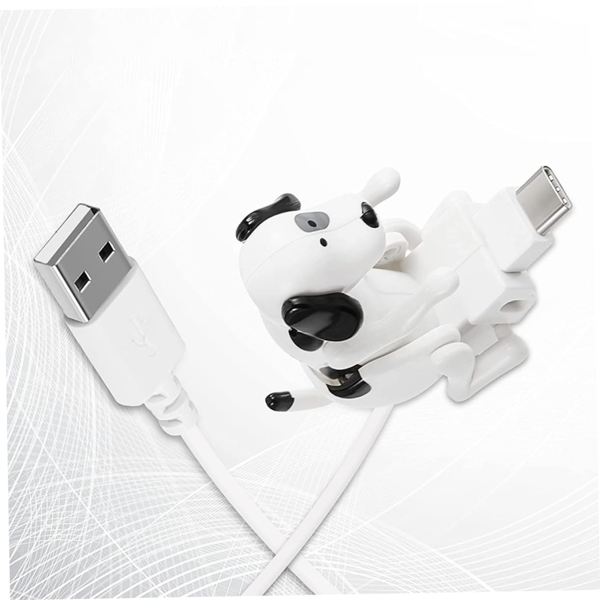 jojofuny 5piezas Cable De Type-c Diseño Divertido Línea De Para Dispositivos Type- Rápida De Transportar y Almacenar