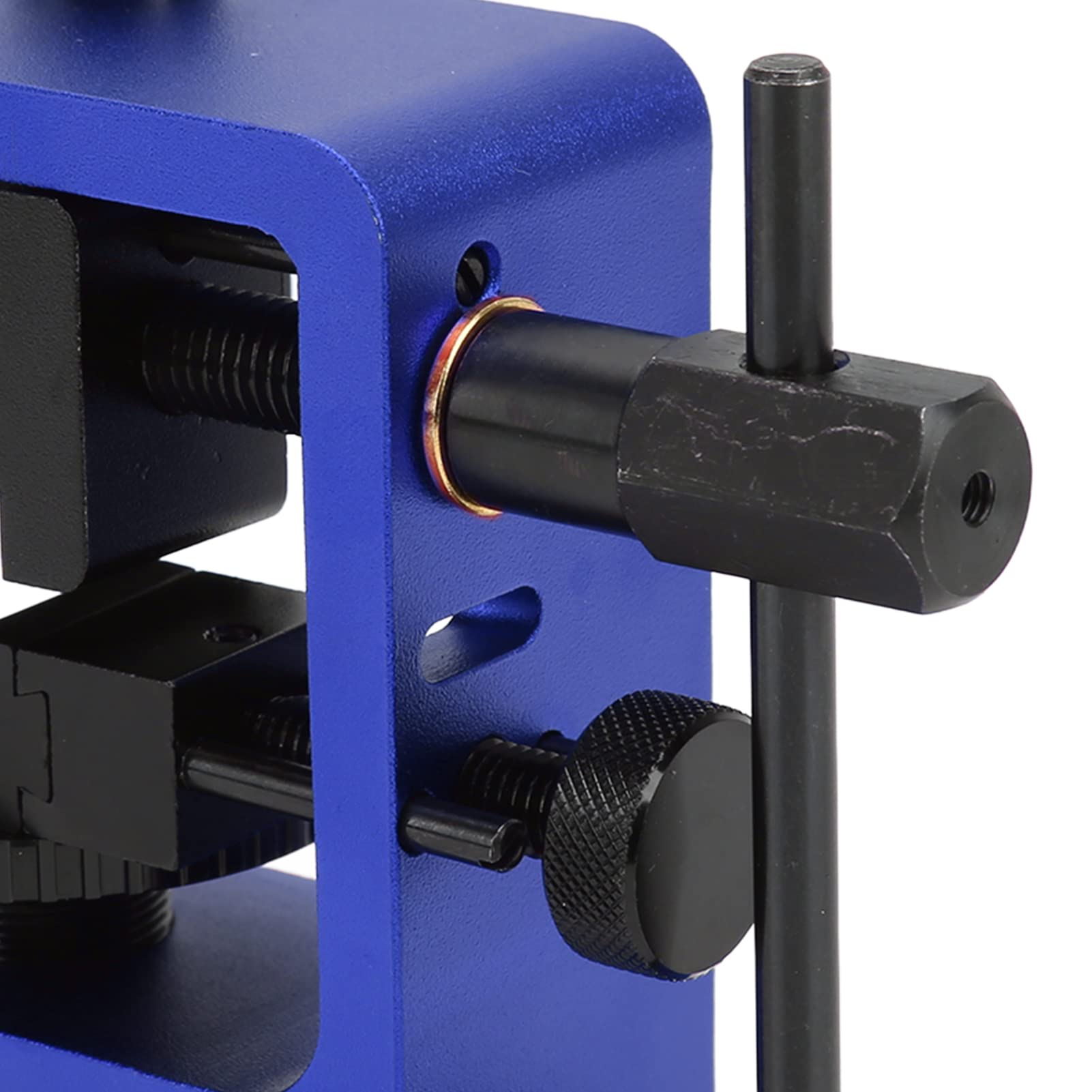Herramienta de empujador de Vista Trasera, Pistola Universal, Herramienta de Ajuste de Herramienta de Vista Trasera de aleación de Aluminio anodizado con Cola de Milano para automoción(Azul)