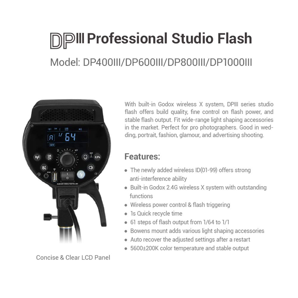 GODOX Flash Studio DP600 III