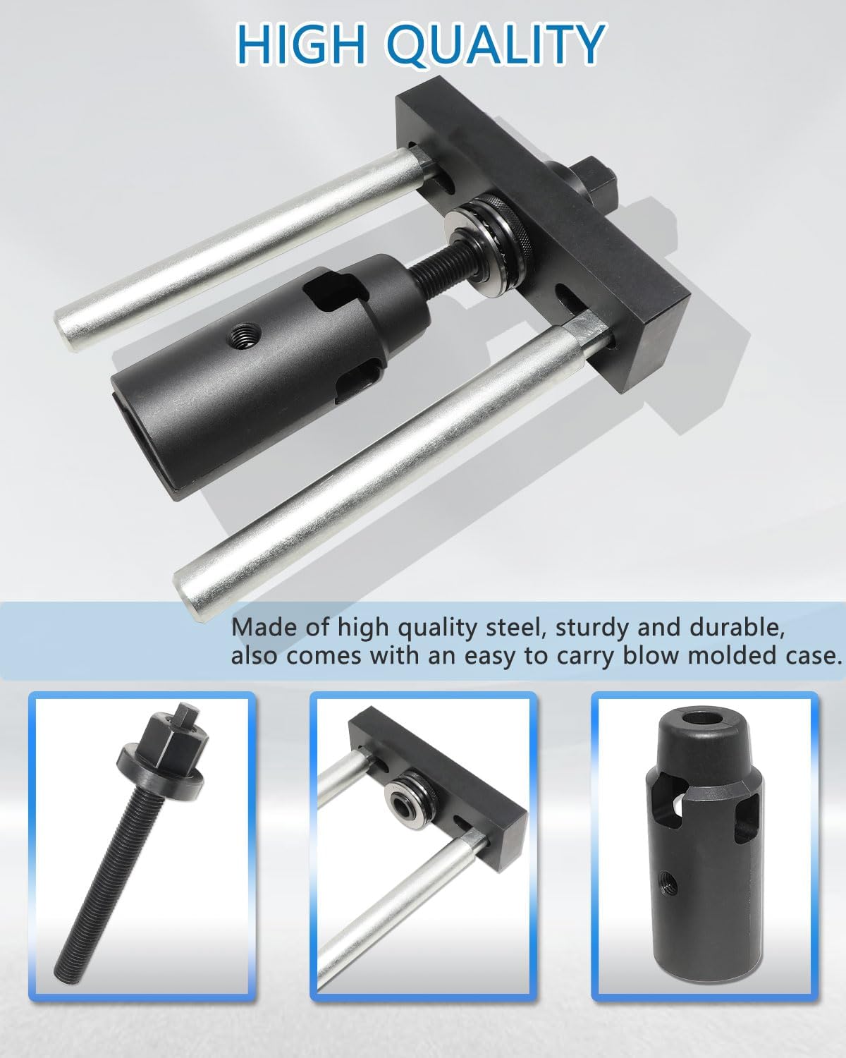 Diesel Fuel Injector Puller Extractor Removal Tool Kit Compatible with Ford Edge Focus Galaxy S-Max Kuga Mondeo Ranger Tourneo Transit 2.0 EcoBlue Engine 303-1706