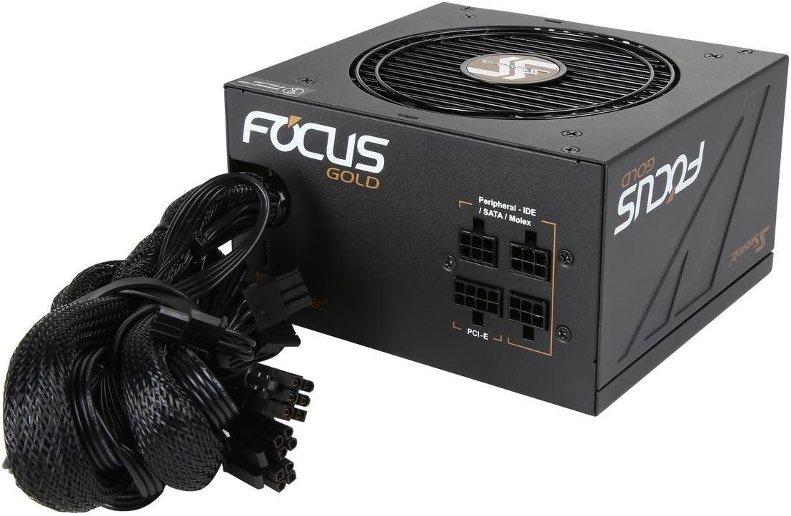 Uр Tо 50% оƒƒ Seasonic FOCUS 750 Gold SSR-750FM 750W 80+ Gold ATX12V & EPS12V Semi-Modular 7 Year Warranty Compact 140 mm Size Power Supply