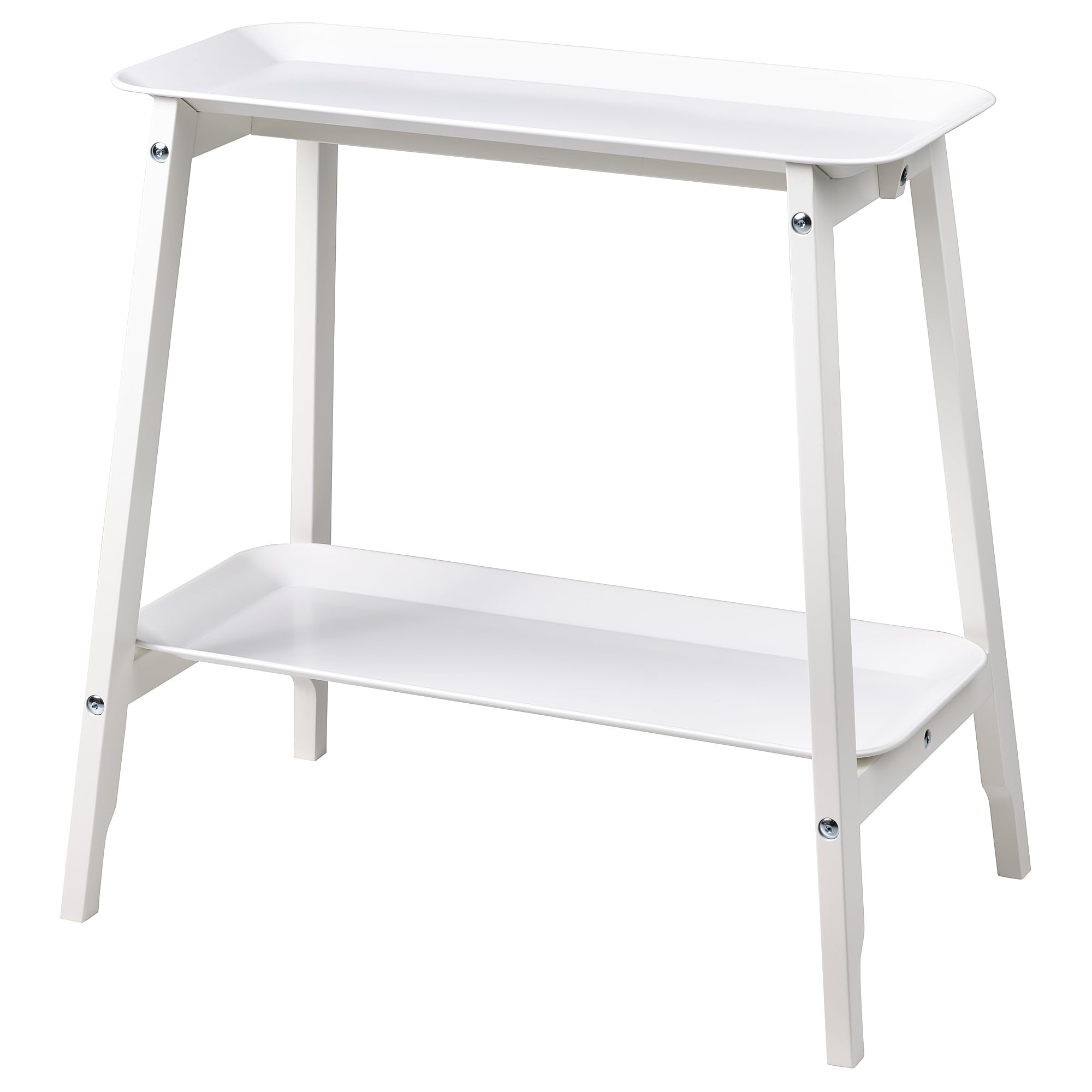 Support pour plantes ALPVIDE 63 cm blanc stable pour surélever les pots