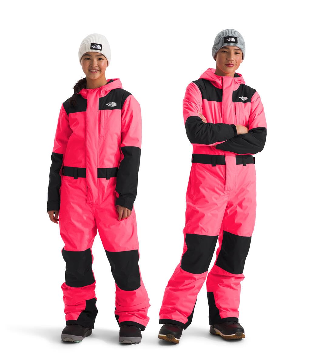 THE NORTH FACE Teen Freedom Snow Suit, Radiant Poppy, Large