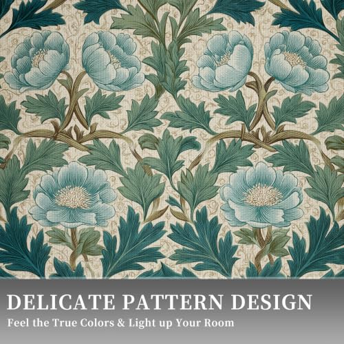 Draperies intérieures à oeillets haut de gamme bleues 140x200 cm - 5