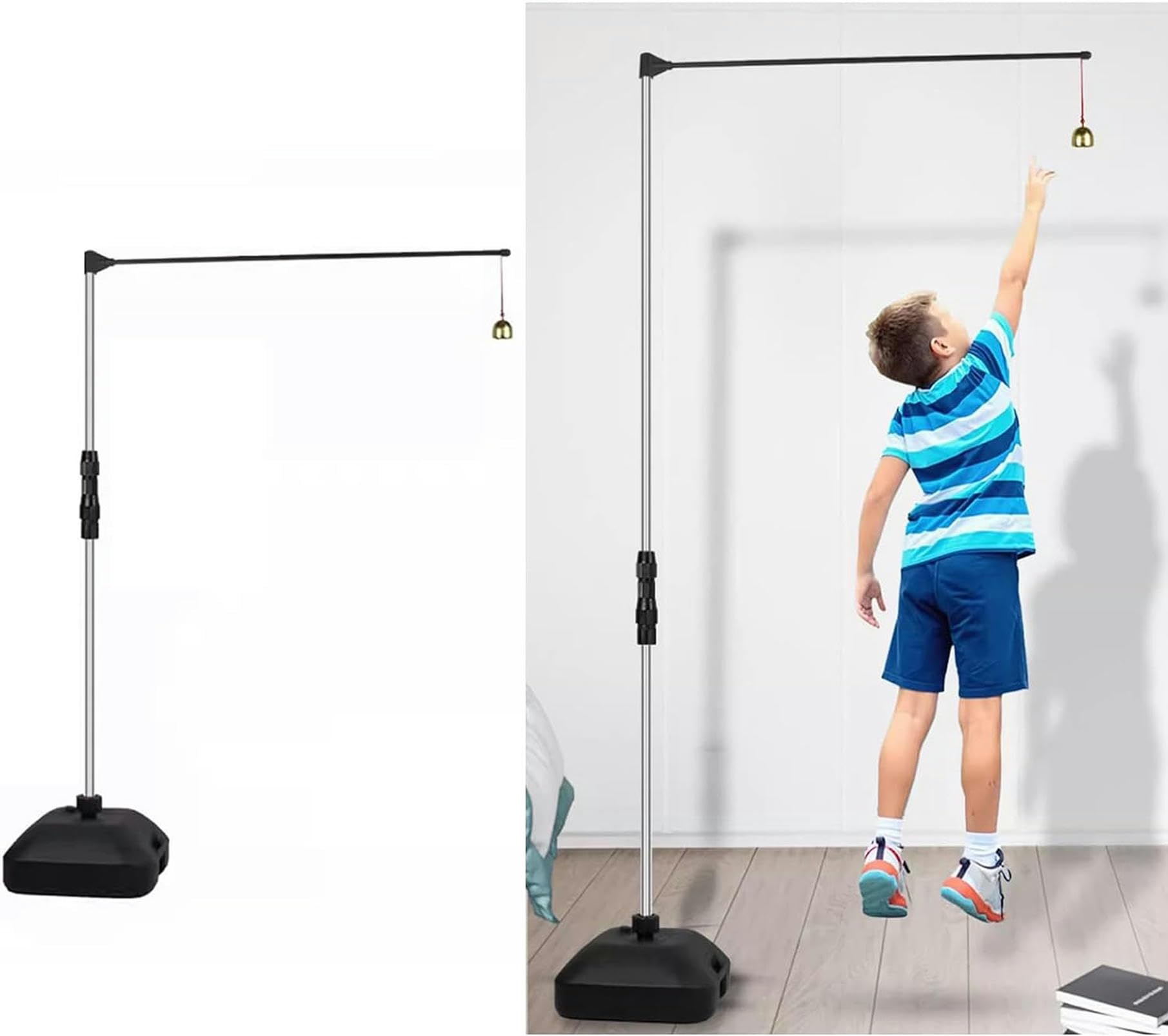Testeur de saut vertical fitness de 4 à 9,8 pieds pour entraînement de basket