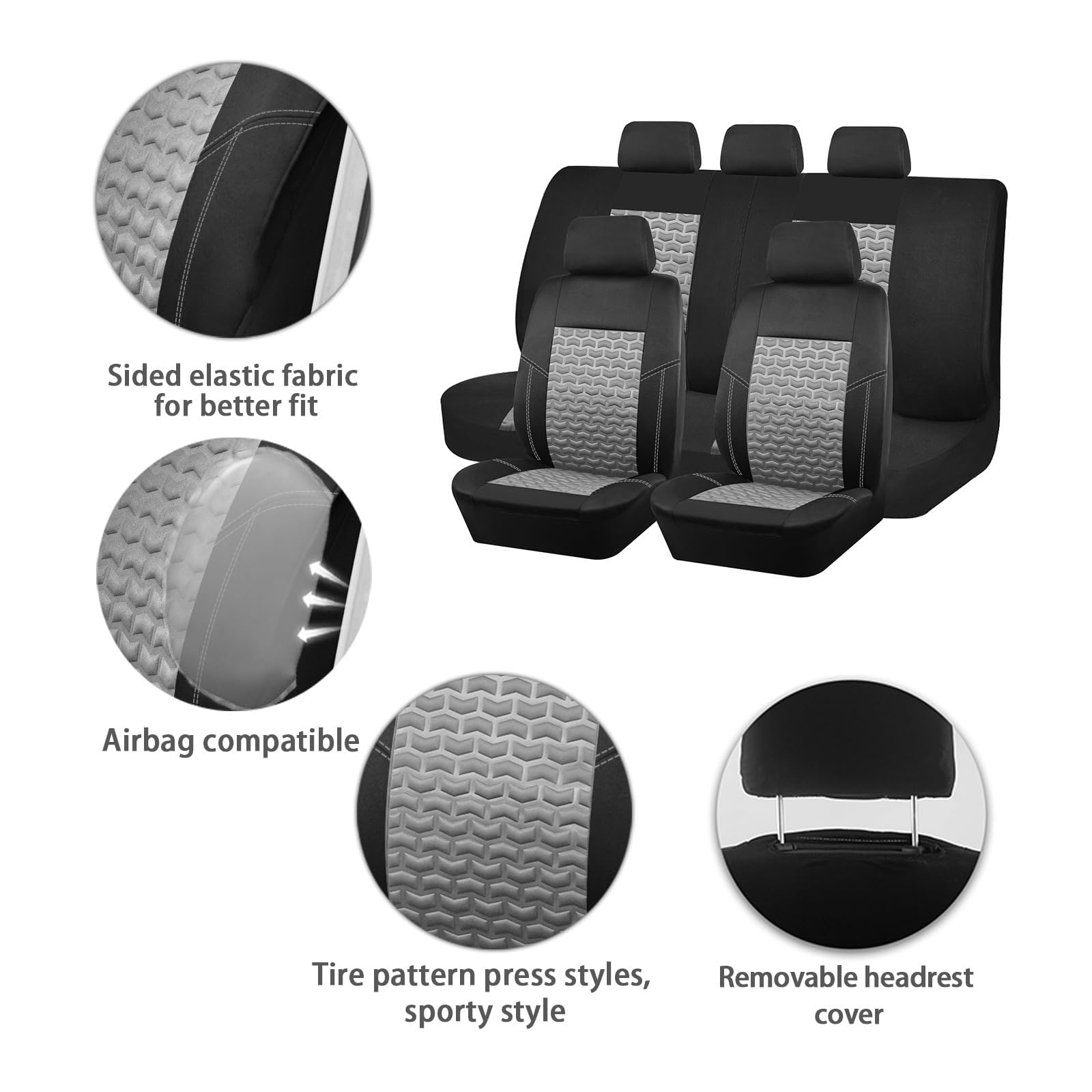 Fundas Asientos Coche para VW Tiguan TDI 2007-2025