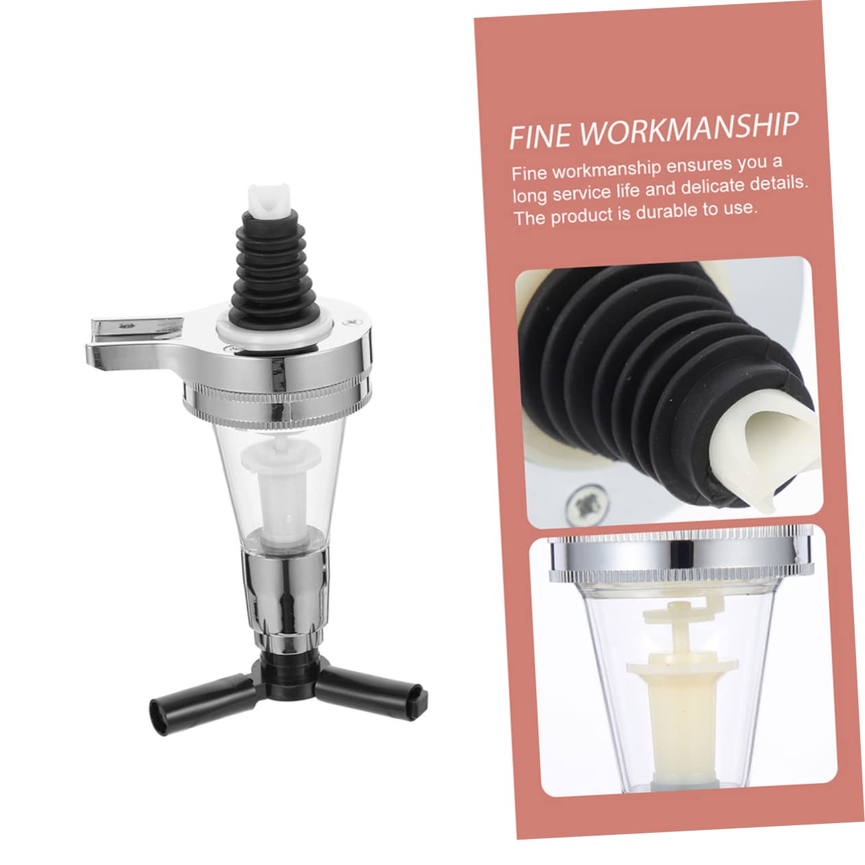 HOLIDYOYO Wall-mounted Wine Decanter Drink Dispenser Holder Stand for Bar Kitchen