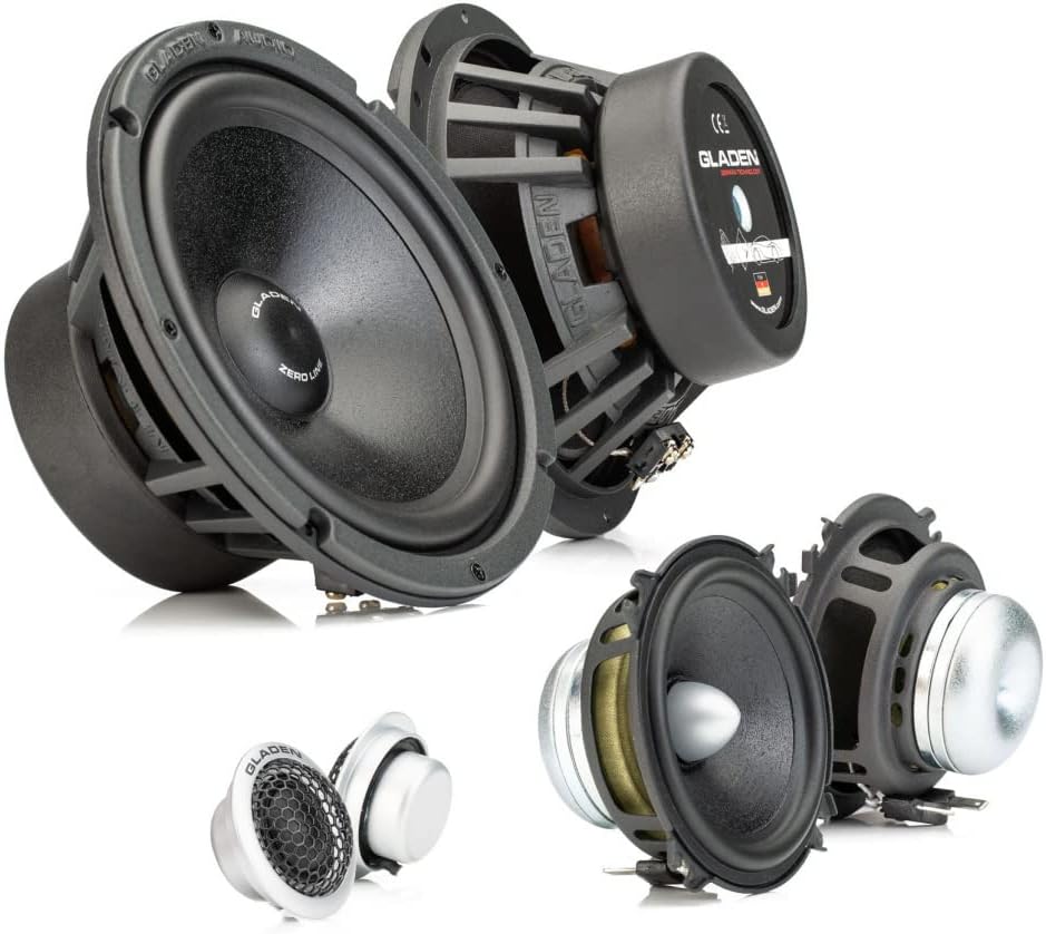 Gladen Zero Proe 165.3 Active 6.5" 120W RMS 2-Way Component Speakers System