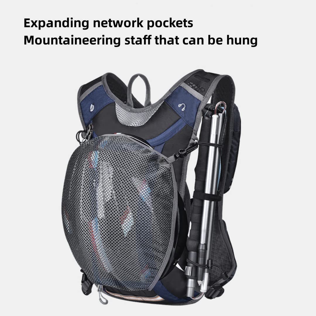Mochila de ciclismo al aire libre de 5 litros, mochila para correr todoterreno, mochila de senderismo, maratón, bolsa de agua, bolsa de hidratación ligera, correr, senderismo, ciclismo, escalada,