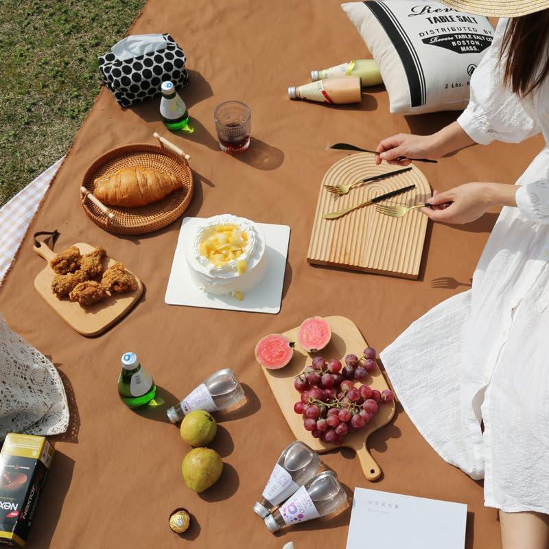 Coperta da picnic con tracolla e maniglia, per picnic, impermeabile, sabbia, per esterni, giardino, campeggio, viaggi, erba, escursioni, stile G, 150 x 150 cm
