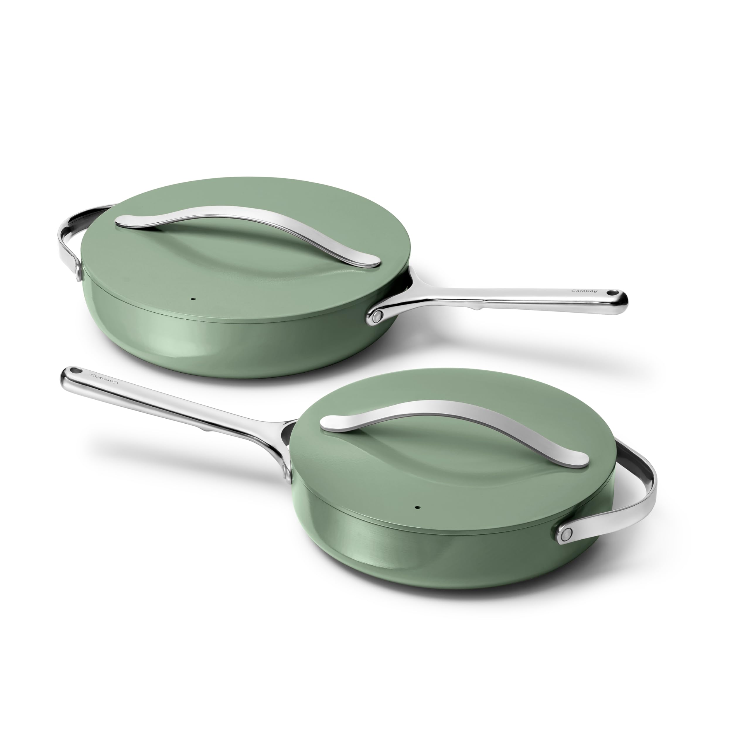 Caraway 4-Piece Sauté Pan Duo with Lids