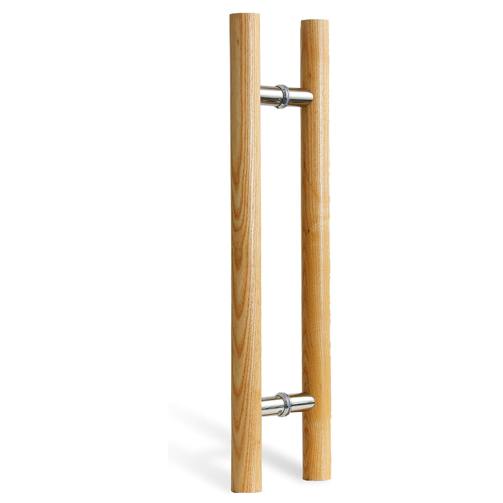 Porte lourde difficile à ouvrir ? Fixez cette poignée de porte en bois massif et verre