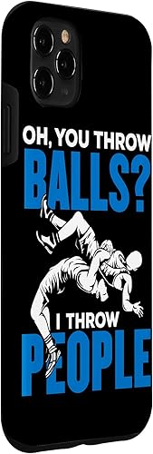 Miniatura 3 de Funda para iPhone 11 Pro Max Funny Wrestling Lover para niños y hombres