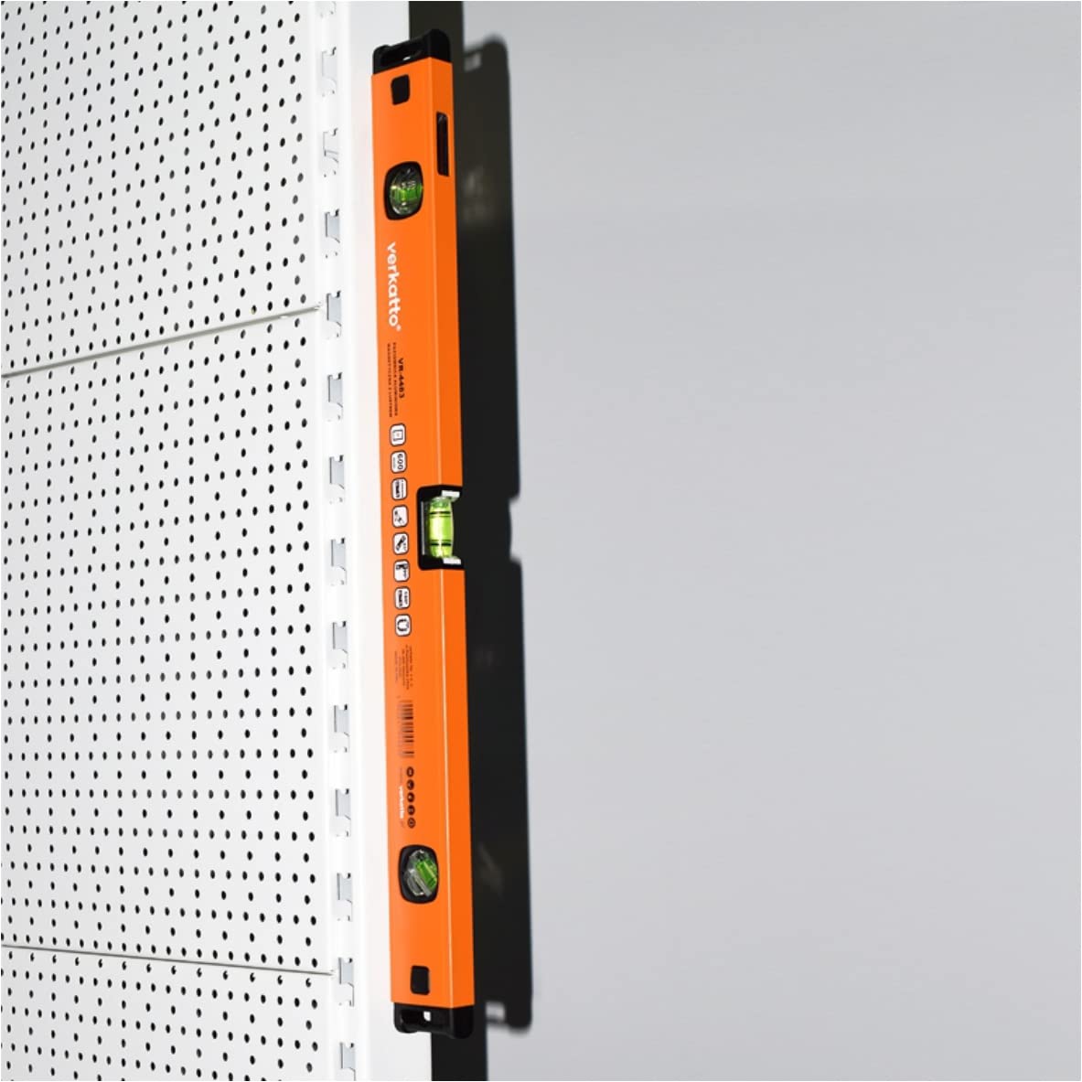 Livella a bolla magnetica in alluminio con specchio (lunga 120 cm)