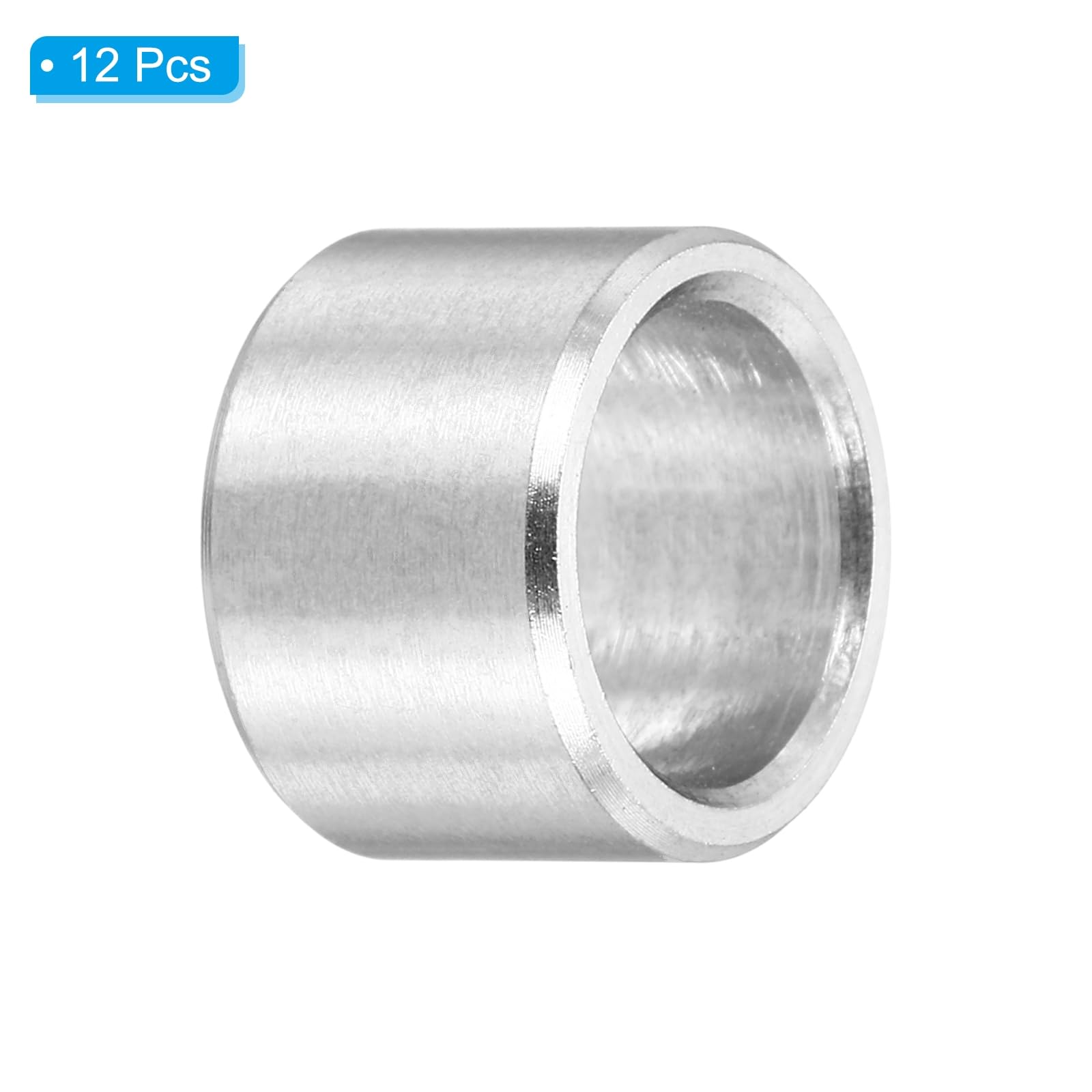 PATIKIL M9 Stainless Steel Spacers, 12Pcs Metal Spacer 9mm ID x 12mm OD x 8mm L Screw Standoff for 11/32" or M9 Screw - Image 3