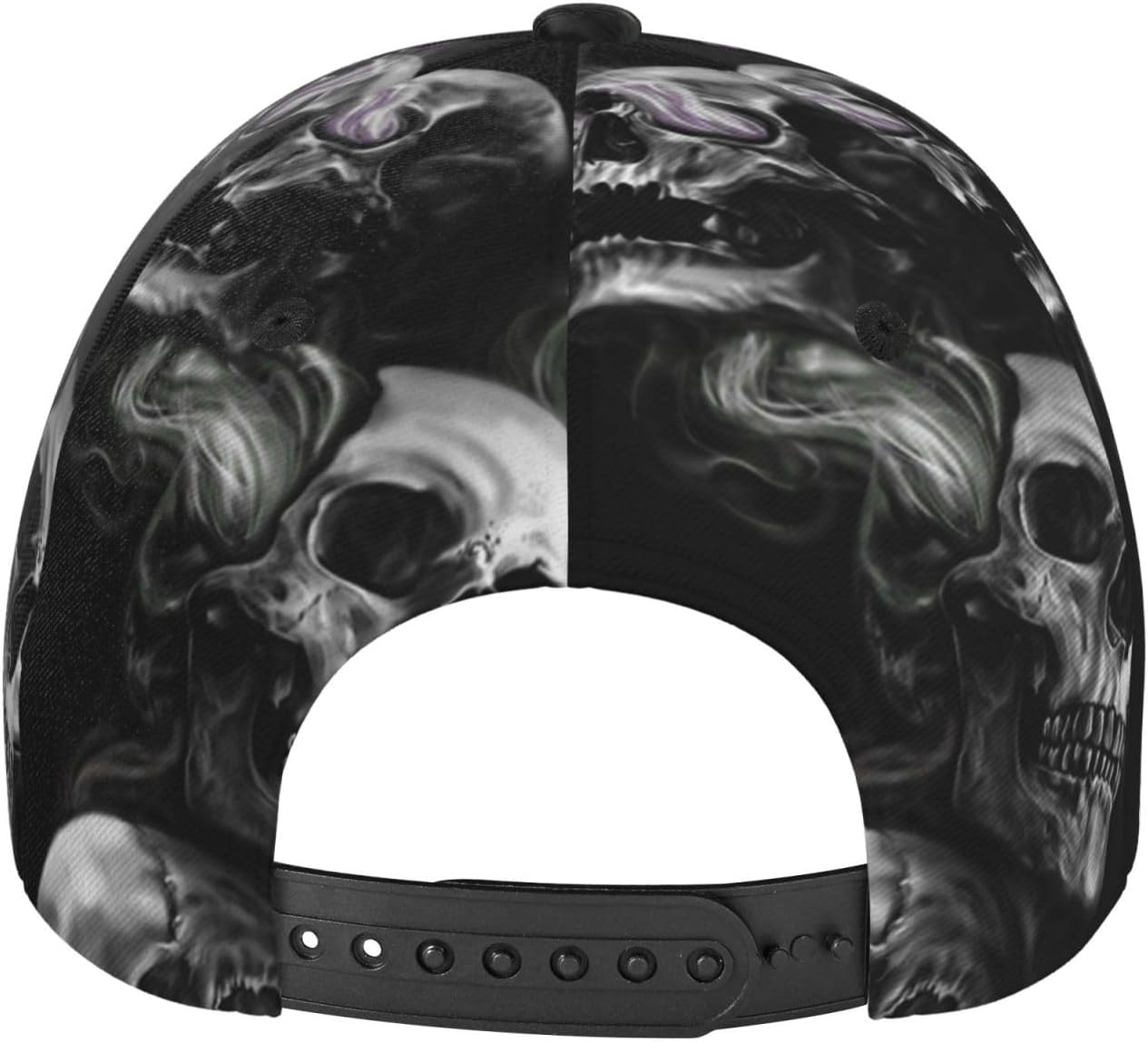 Skull Baseball Cap Adjustable Snapback Cap Men Sun Hat Cool Baseball Hats Halloween Cap for Outdoor - Image 6