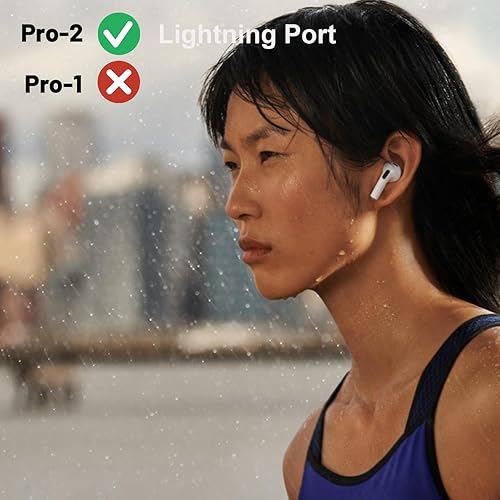 Miniatura 2 de A2931 Reemplazo de auriculares de un solo lado para pro2 Lightning, compatible con estuche de carga original A2700
