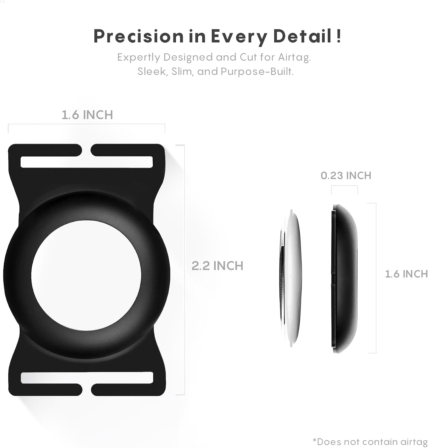 AirTag Holder for Ridge Wallet, Slim Aluminum Secure Tracker Case with RFID Blocking, Cash Strap & Carbon Fiber Design - Enhance Your Ridge Experience