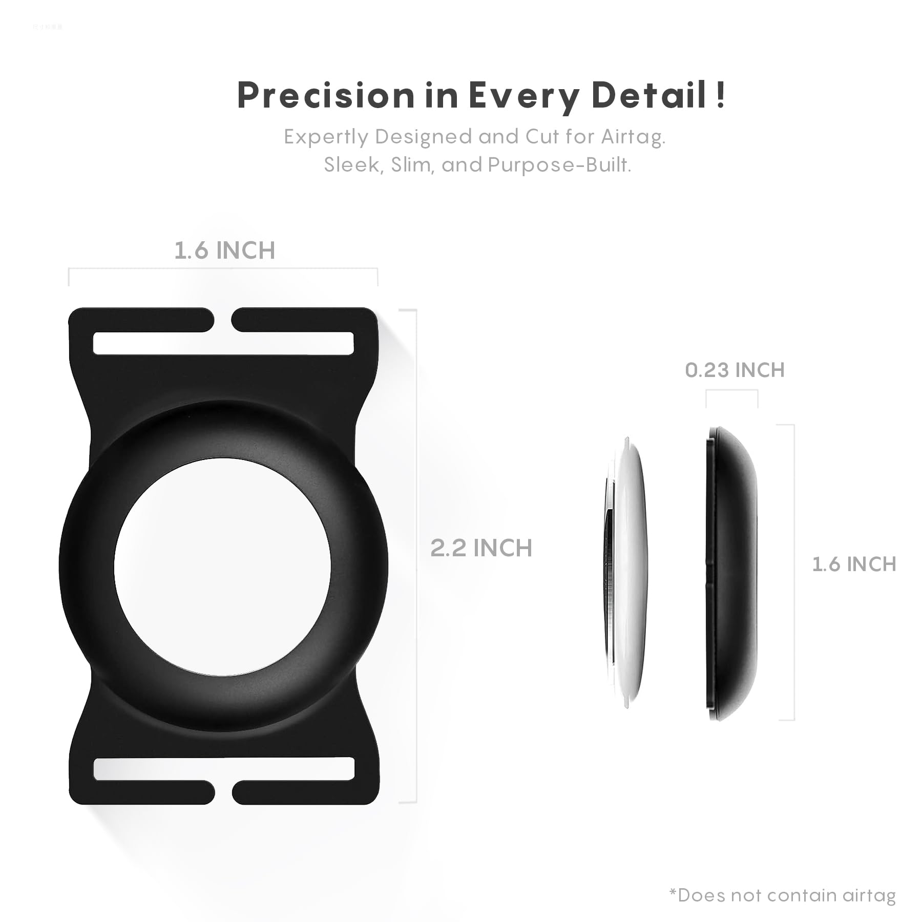 AirTag Holder for Ridge Wallet, Slim Aluminum Secure Tracker Case with RFID Blocking, Cash Strap & Carbon Fiber Design - Enhance Your Ridge Experience