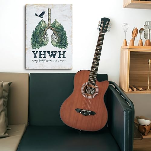 Miniatura 4 de Retro Christian Faith Canvas Wall Art Wall Decor, Inspirational Spiritual Bible Verse Religious Gifts for Women Men Framed Print Poster Artwork for