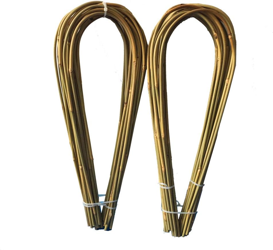Bamboo U Hoop Trellis Stakes, 19 inches long, 25-Pack