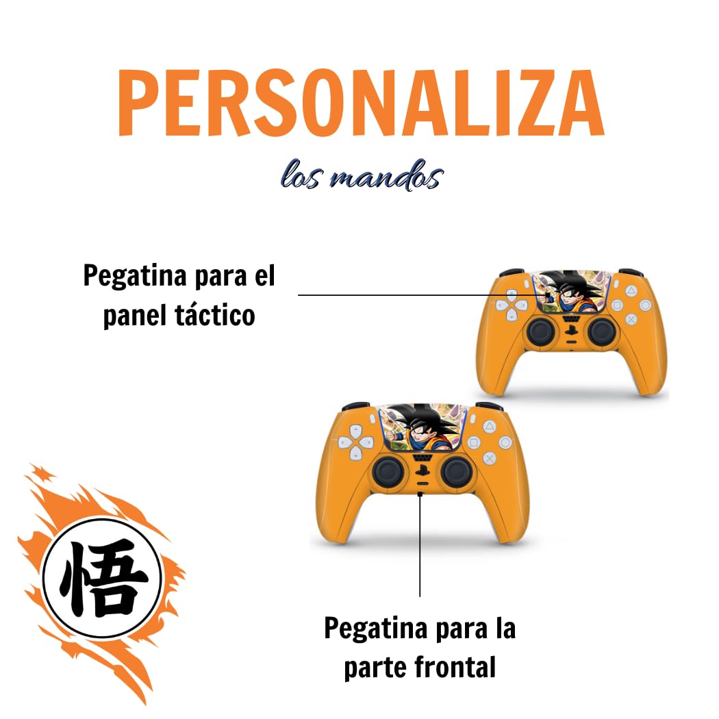 Selbstklebende Vinylfolie kompatibel mit PS5, Anti-Fingerprint-Schutzaufkleber für PS5, Kratzfeste Klebefolie für PS5-Konsole und Controller, Zubehör kompatibel mit PS5 (Anime Standard Disc)
