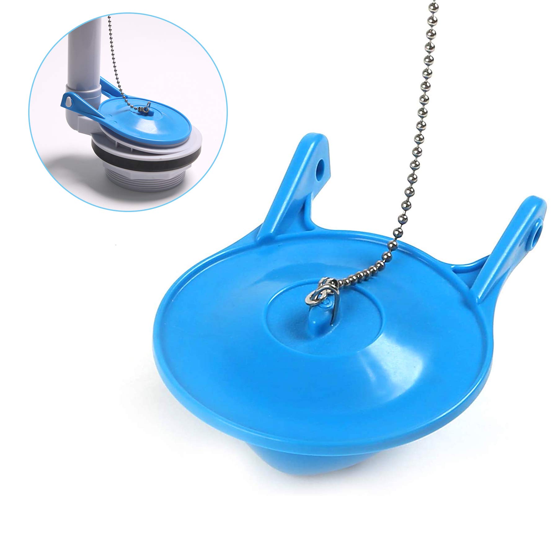 2 Pack 3 Inch Toilet Flapper Replacement Parts Compatible with  