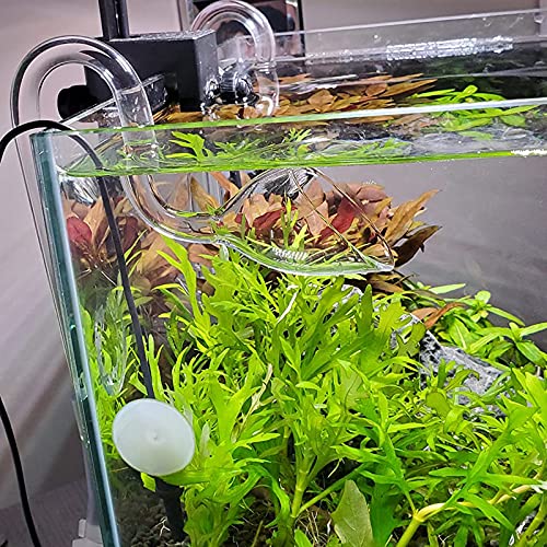Image of Glass Lily Pipe Outflow Aquatic Lily Pipe Set for Aquarium Planted Tank Aquascaping Filter 13mm for 12 /16mm(1 /2 inch ID) Tubing Hose