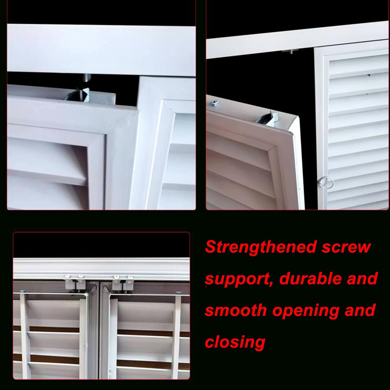 Osłona Grzejnika ze Stopu Aluminium, Metalowa Osłona Grzejnika, Przełącznik Magnetyczny, Wzór Żaluzji Weneckich, Dekoracja Domu, Ukryte Rury, Odpowiednia do Hoteli(60x60x3cm/24x24x1.2in)