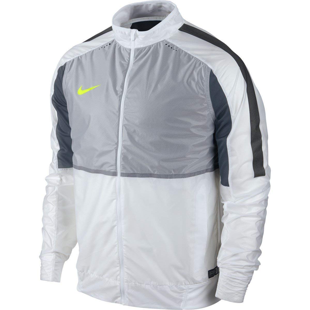 Nike Mens Revolution Lightweight Woven Elite Soccer Jacket White
