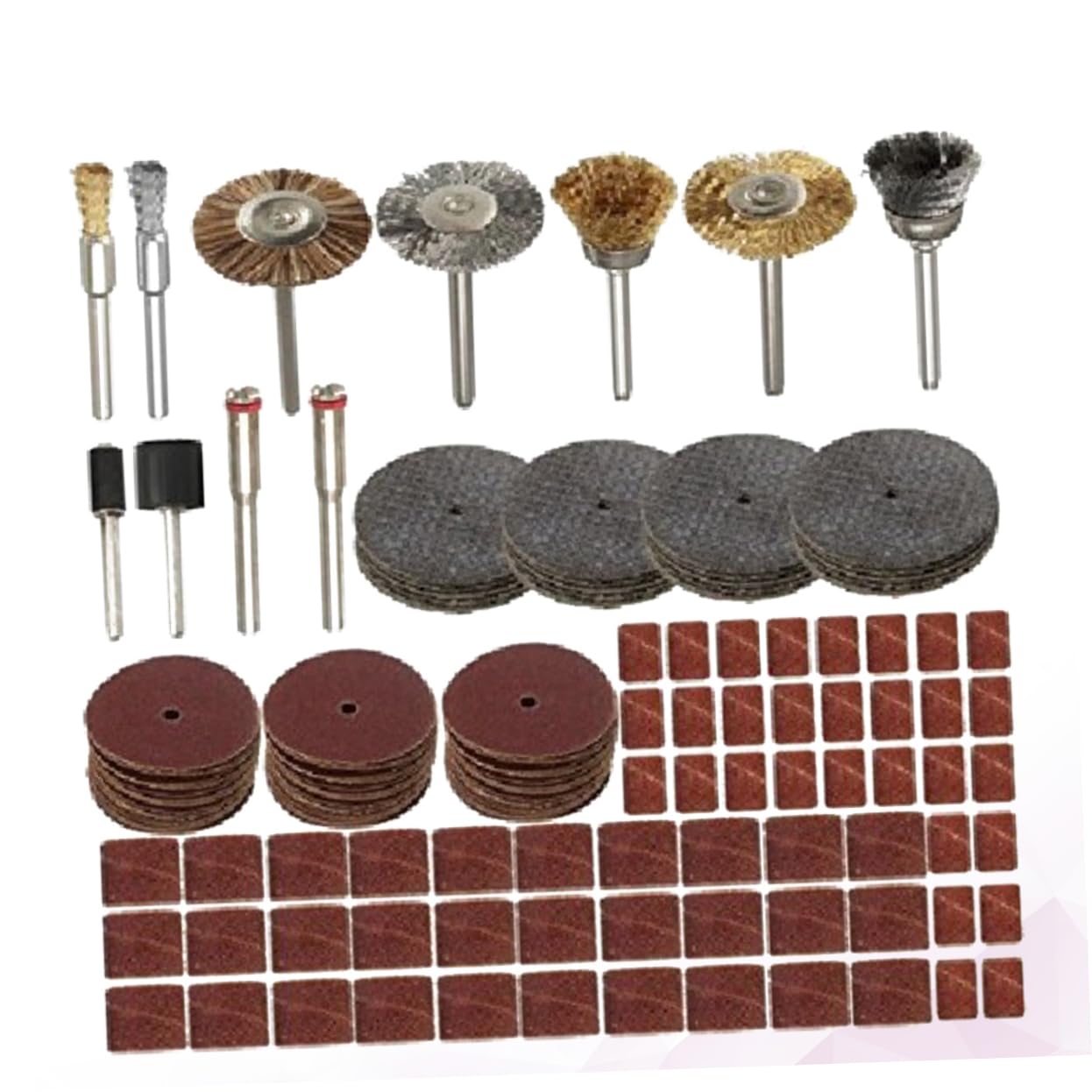 LIFKOME 151PCS Electric Grinder Accessories Set Tool Kit for Polishing Cutting and Sanding Wheels Includes Sand Wheel and Sand Ring for DIY Projects