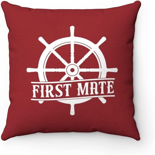 Miniatura 4 de Paquete de 2 almohadas náuticas personalizadas, regalo de barco personalizado, decoración de ropa de cama de barco, almohadas de ancla para hombres