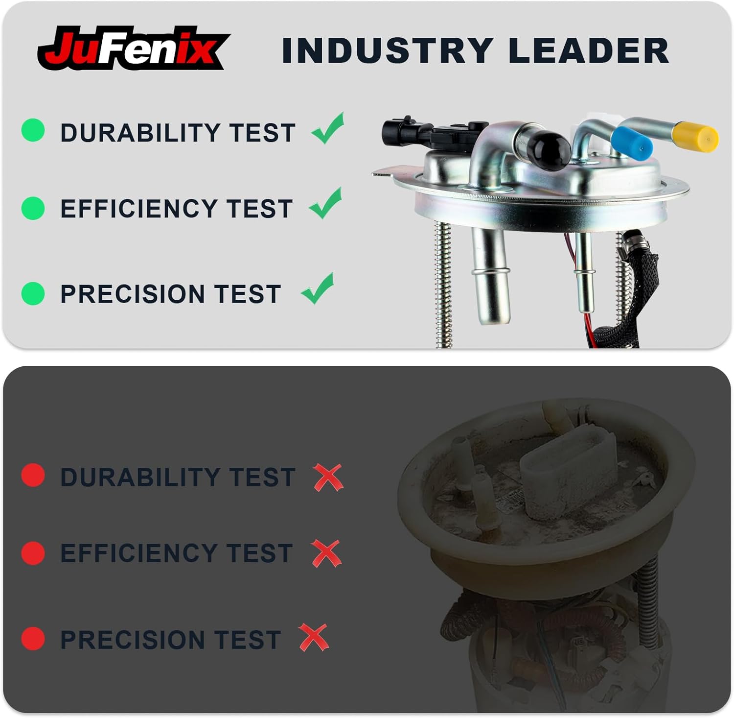 Electric Fuel Pump Module Assembly with Pressure Sensor Compatible with Chevrolet Tahoe & GMC Yukon & Escalade 2004-2007, 4.8L 5.3L 6.0L 6.2L, Gas Only - Image 4