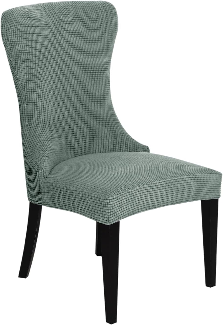 SANOCAY Mint Green Wingback Chair Cover Slipcover Strength