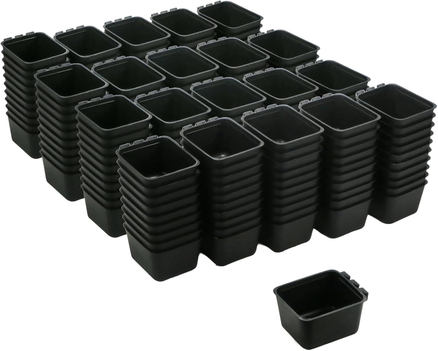 The ROP Shop | 200-Pack - Black Cage Cup Hold 1 Pint (16 fl oz) to Hang Feed & Water for Pet